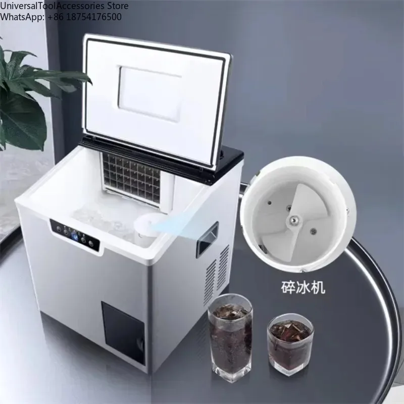 Portable Counter Top Electric Ice Making Machine 15-20kg Fast Snowflake Crushing Square Ice Shape For Hous Hotel Use
Portable Counter Top Electric Ice Making Machine 15-20kg Fast Snowflake Crushing Square Ice Shape For Hous Hotel Use