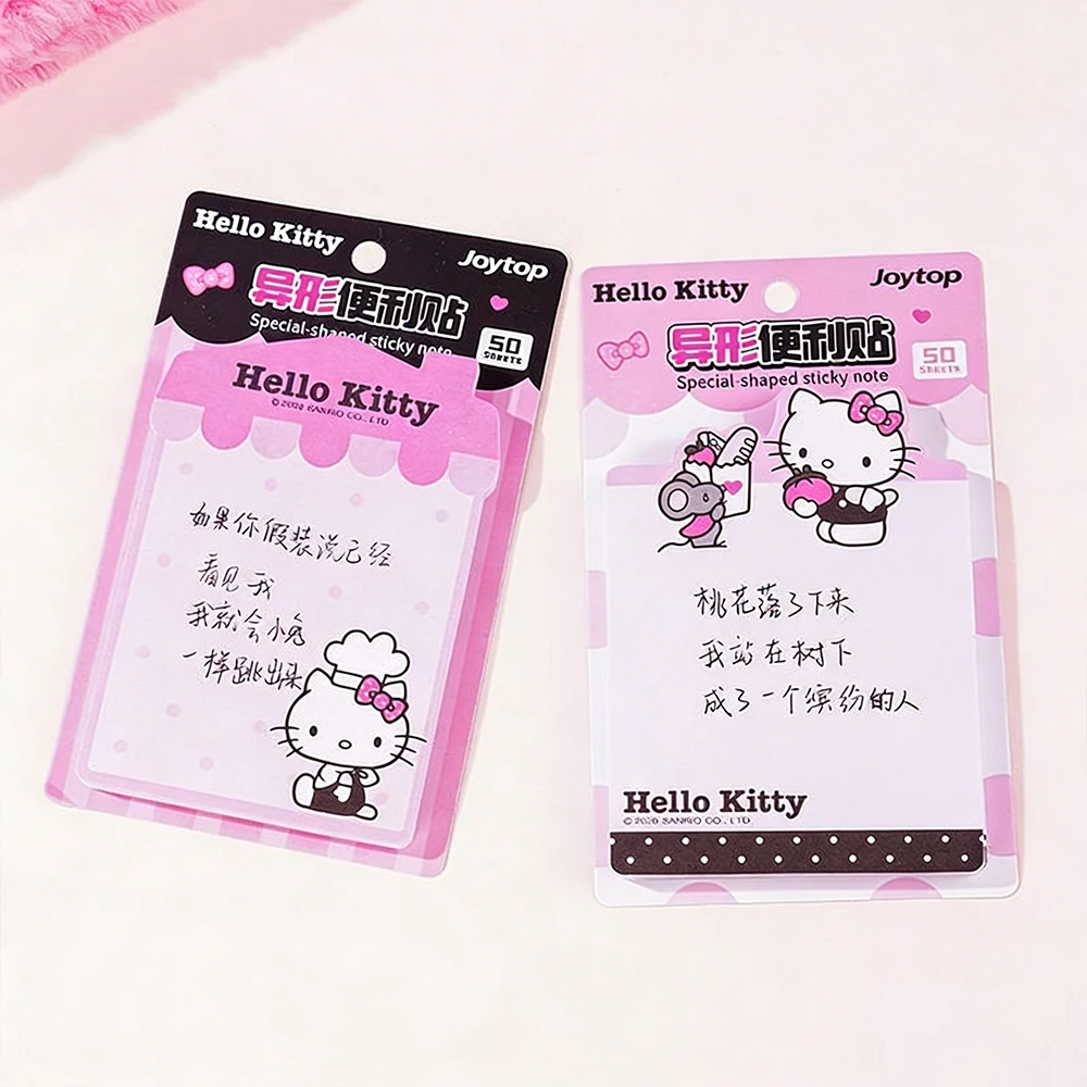 Genuine Sanrio Hello Kitty Self-adhesive Memo Pads Cartoon Special-shaped Sticky Notes Sign Schedule Plan List Notes Stationery
Genuine Sanrio Hello Kitty Self-adhesive Memo Pads Cartoon Special-shaped Sticky Notes Sign Schedule Plan List Notes Stationery