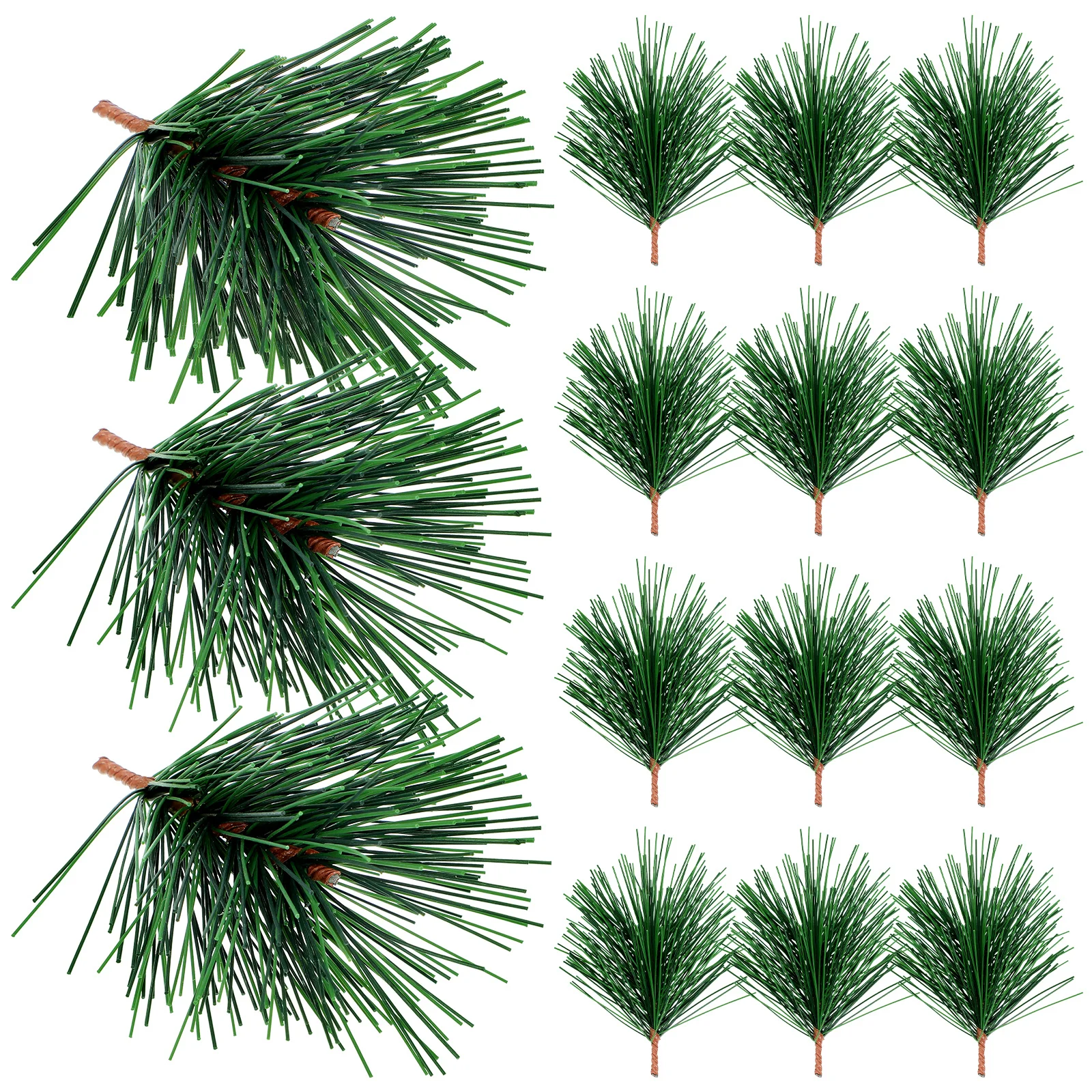 30Pcs Fashionable Simulated Pine Branches Lightweight Realistic Pine Needles for Wedding Holiday Events Photo Props DIY
30Pcs Fashionable Simulated Pine Branches Lightweight Realistic Pine Needles for Wedding Holiday Events Photo Props DIY