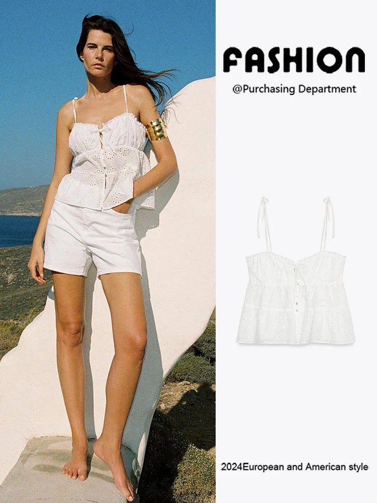 Модный сексуальный женский топ с вышивкой и вырезами, V-образный вырез, облегающий, вязаный, укороченный, летняя коллекция 2025, цветной
Модный сексуальный женский топ с вышивкой и вырезами, V-образный вырез, облегающий, вязаный, укороченный, летняя коллекция 2025, цветной