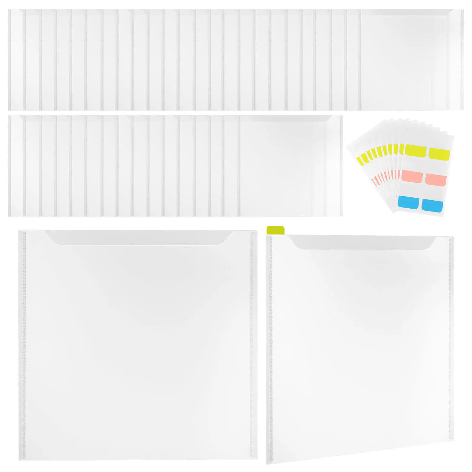 36Pcs Plastic Folder Organizer Set Clear Document Storage Folders Portable Efficient Paper Organizer for Business Travel Desk
36Pcs Plastic Folder Organizer Set Clear Document Storage Folders Portable Efficient Paper Organizer for Business Travel Desk