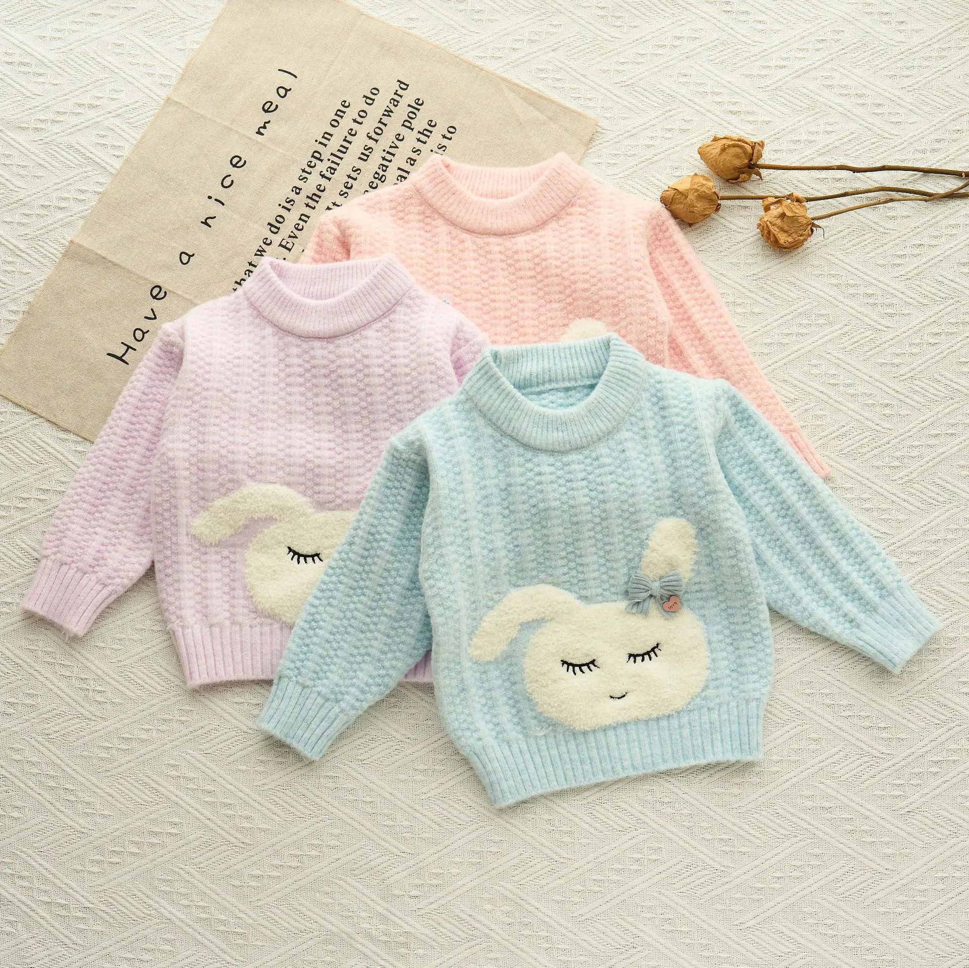 Girls Sweaters Spring Autumn 2025 Children Woolen Jersey Tops Cute Clothes For Baby Girl Knitted Outerwear Kids Pullover Sweater
Girls Sweaters Spring Autumn 2025 Children Woolen Jersey Tops Cute Clothes For Baby Girl Knitted Outerwear Kids Pullover Sweater