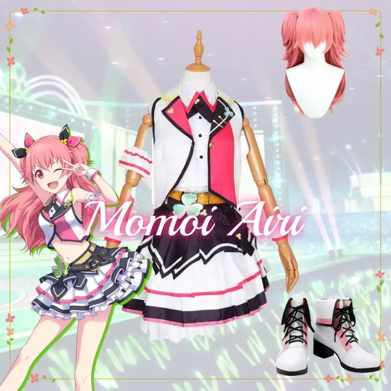 Momoi Airi Project Sekai Colorful Stage Косплей MORE MORE JUMP Косплей Костюм Парик Обувь Униформа Косплей Сценический Костюм Набор
Momoi Airi Project Sekai Colorful Stage Косплей MORE MORE JUMP Косплей Костюм Парик Обувь Униформа Косплей Сценический Костюм Набор