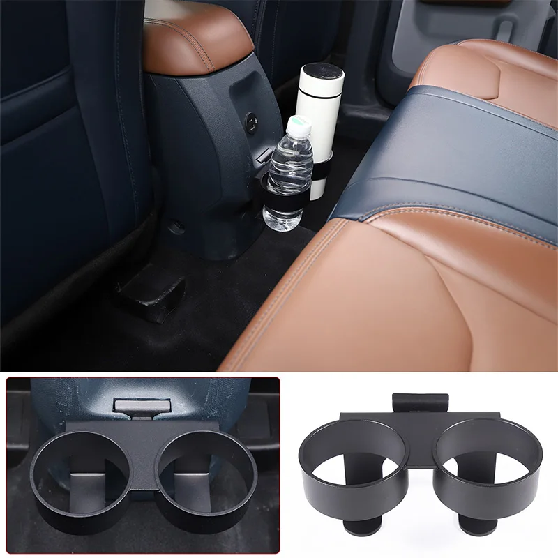 For 2022 Ford Maverick aluminum alloy black car styling rear drink holder water cup holder car interior decoration accessories
For 2022 Ford Maverick aluminum alloy black car styling rear drink holder water cup holder car interior decoration accessories