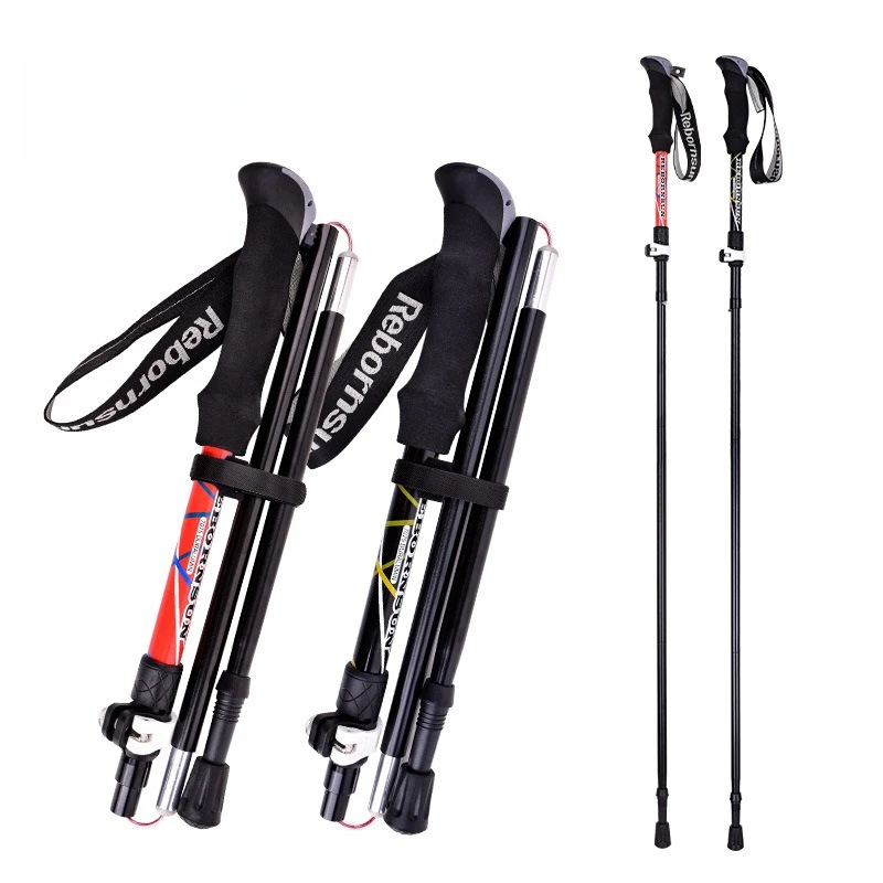 Folding Hiking Pole Aluminum Alloy Ultra-light Collapsible Hiking Cane Retractable Sticks for Walking Backpacking Outdoor
Folding Hiking Pole Aluminum Alloy Ultra-light Collapsible Hiking Cane Retractable Sticks for Walking Backpacking Outdoor