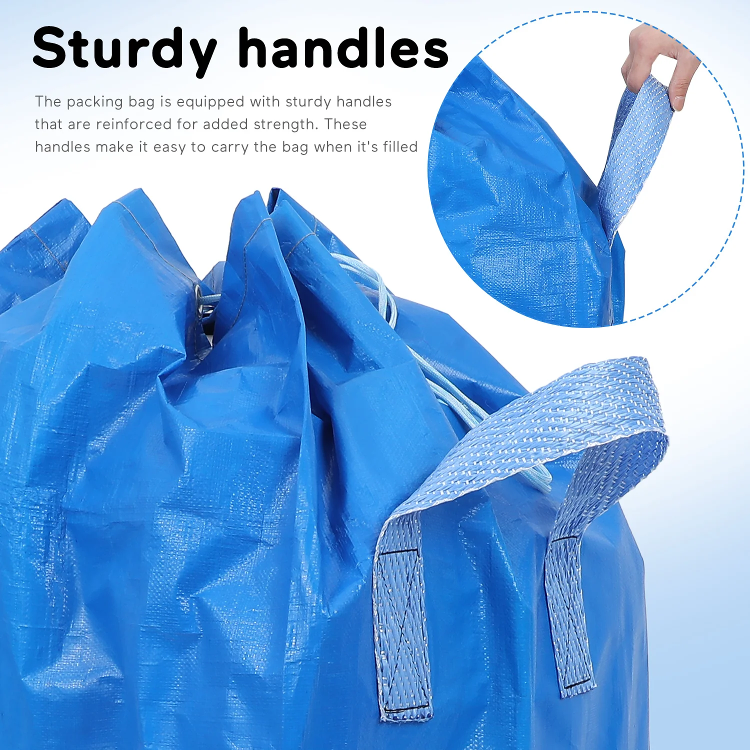 Pool Cover Storage Bag Huge Tote Extra Large Packing Bag Clothes Storage Container Shipping Bag Large Capacity Storage Bag
Pool Cover Storage Bag Huge Tote Extra Large Packing Bag Clothes Storage Container Shipping Bag Large Capacity Storage Bag