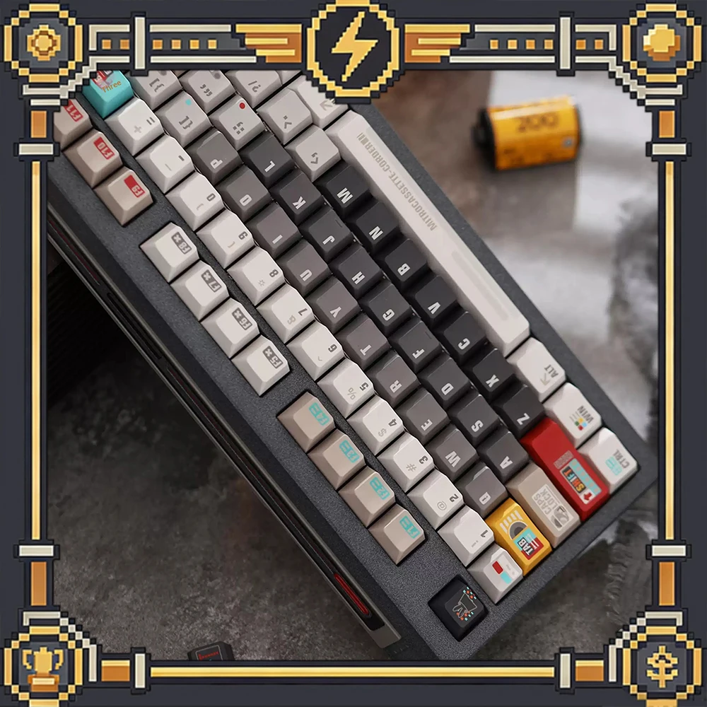TUTKEYS Retro Synthesizer Keycaps High quality PBT Cherry Factory Keyboard Keycaps Letters are opaque Standard cross shaft
TUTKEYS Retro Synthesizer Keycaps High quality PBT Cherry Factory Keyboard Keycaps Letters are opaque Standard cross shaft