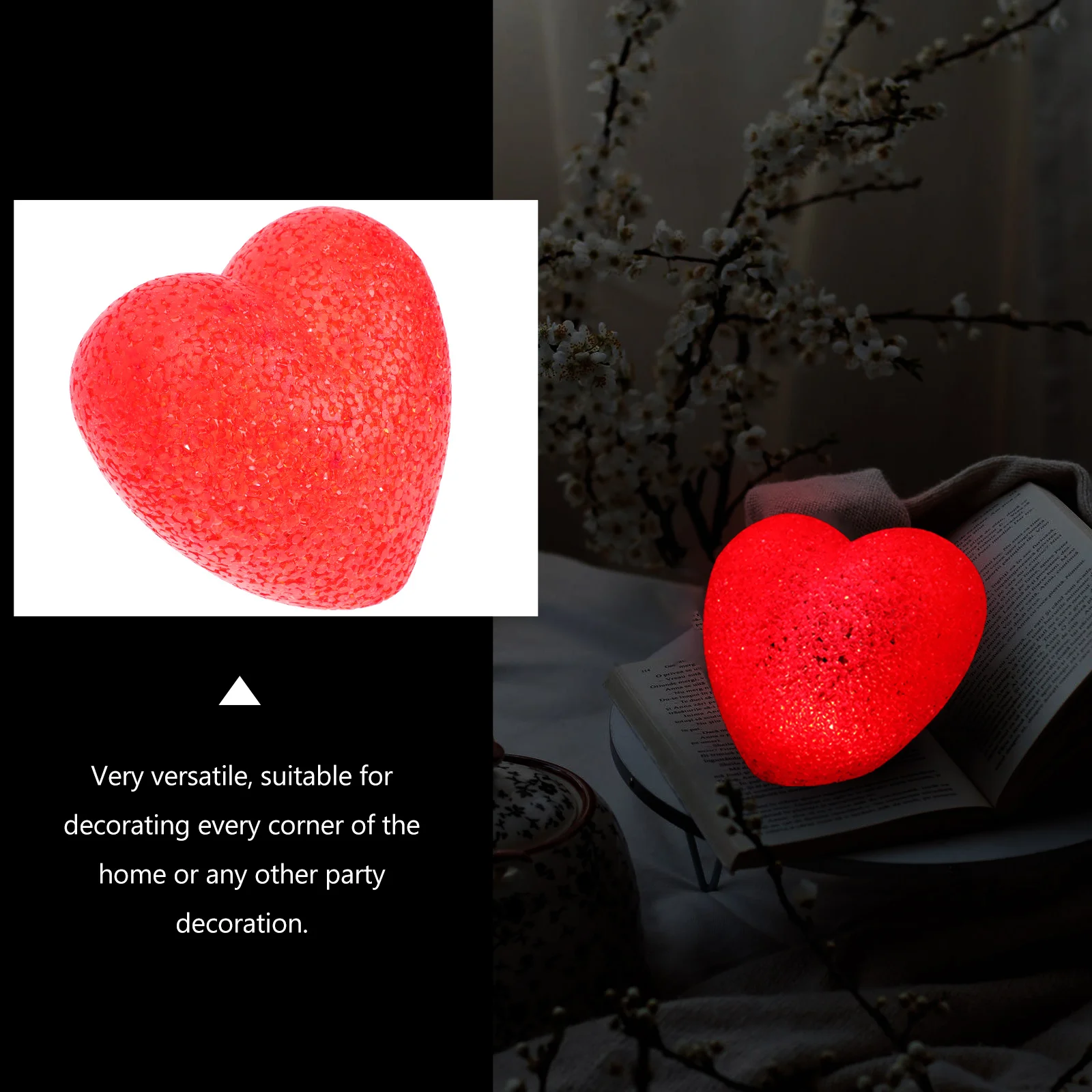 Valentine Heart Shaped LED Night Lamps Red Love Decorative Desk Lamp Gift Mini Bedside Table Light Home Garden Party Christmas
Valentine Heart Shaped LED Night Lamps Red Love Decorative Desk Lamp Gift Mini Bedside Table Light Home Garden Party Christmas