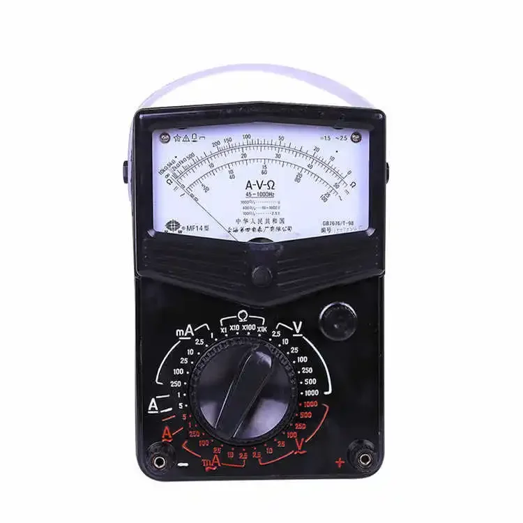 Mechanical MF14 high-precision pointer multimeter MF10 teaching electrical telecommunications meter 
Mechanical MF14 high-precision pointer multimeter MF10 teaching electrical telecommunications meter