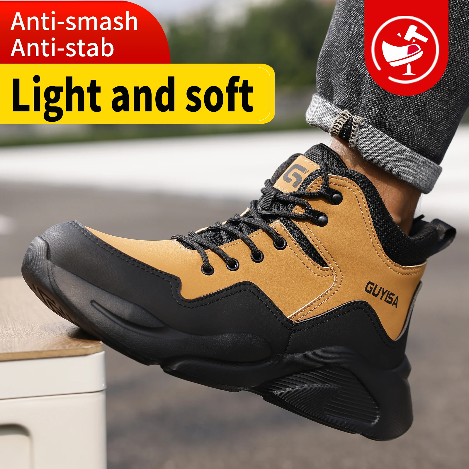 GUYISA High-top men's casual work shoes for all four seasons
GUYISA High-top men's casual work shoes for all four seasons