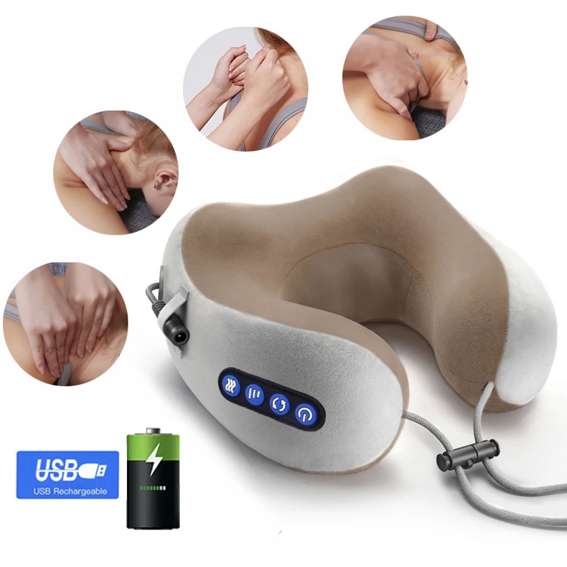 Electric Neck Massager U Shaped Pillow Multifunctional Portable Shoulder Cervical Massager Travel Home Car Relax Massage Pillow
Electric Neck Massager U Shaped Pillow Multifunctional Portable Shoulder Cervical Massager Travel Home Car Relax Massage Pillow