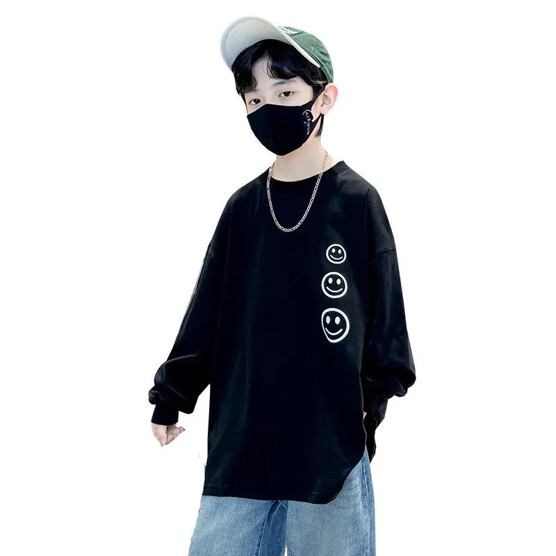 Spring Children T-shirt Bottom Kids Long Sleeved Boys Cotton T-shirts Teen Pullover Autumn Fashion Cartoon Letter Baby Outerwear
Spring Children T-shirt Bottom Kids Long Sleeved Boys Cotton T-shirts Teen Pullover Autumn Fashion Cartoon Letter Baby Outerwear