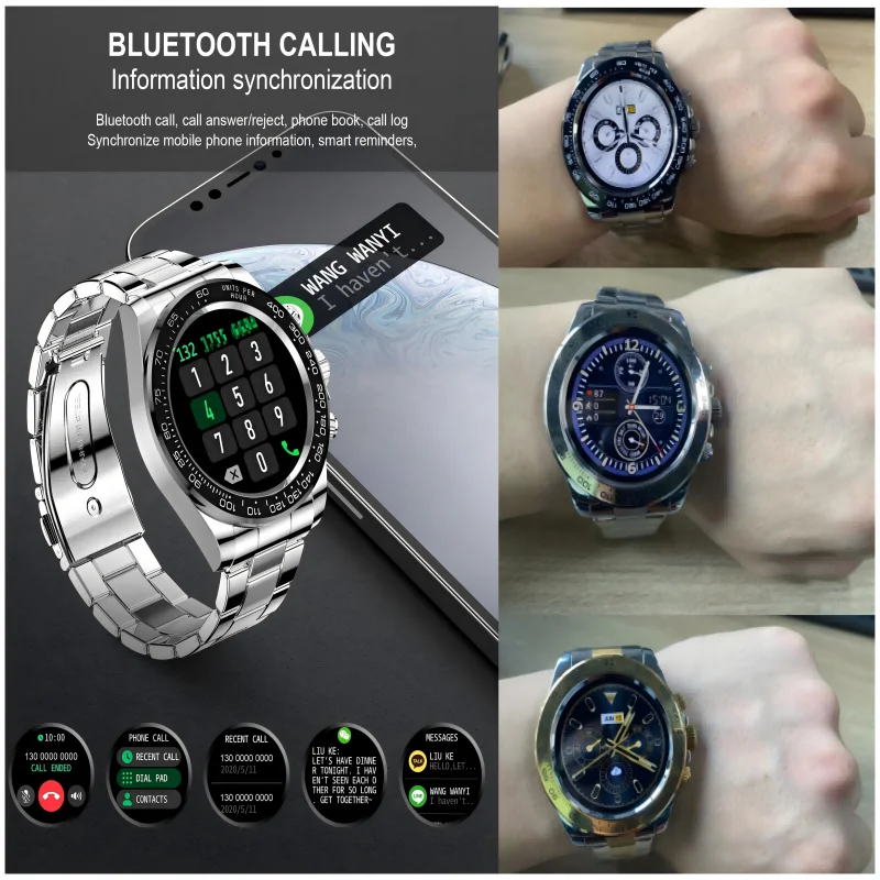 AW13 Smart Watch Men Rotatable Dial Design Stainless Steel Case Bluetooth Calls Message Display LED Noctilucent Sport Smartwatch
AW13 Smart Watch Men Rotatable Dial Design Stainless Steel Case Bluetooth Calls Message Display LED Noctilucent Sport Smartwatch