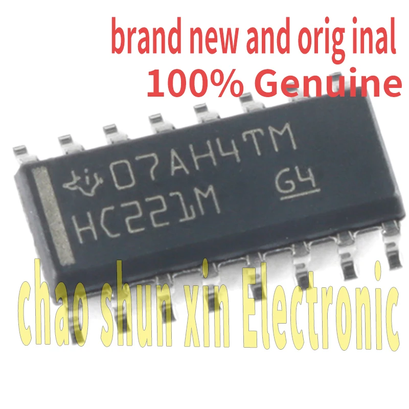 10 Cd74Hc221M96 Brand New Genuine Silk Screen Hc221M Patch Soic16 Single Stable Multi-Speed Oscillator Chip
10 Cd74Hc221M96 Brand New Genuine Silk Screen Hc221M Patch Soic16 Single Stable Multi-Speed Oscillator Chip