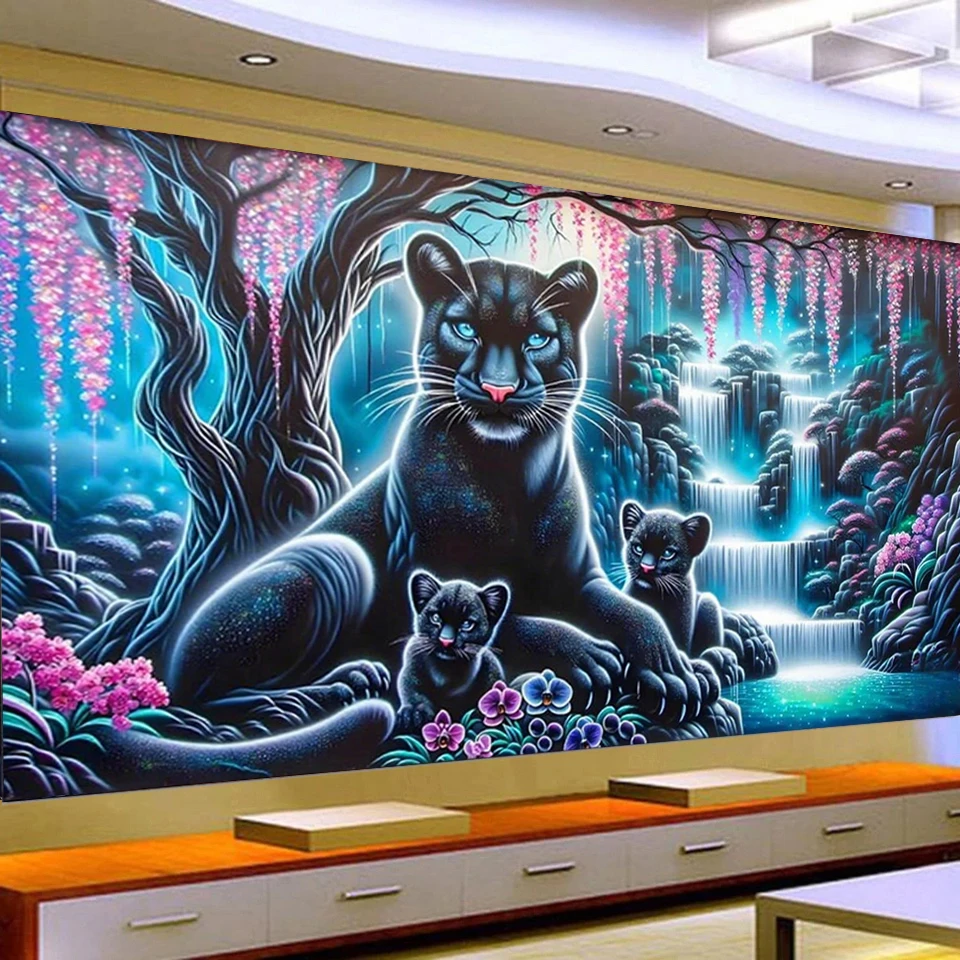 Черная пантера, мама и кубики, алмазная живопись, ювелирные изделия своими руками, вышивка крестиком, полная алмазная мозаика, художественные животные, украшение для дома, новинка
Черная пантера, мама и кубики, алмазная живопись, ювелирные изделия своими руками, вышивка крестиком, полная алмазная мозаика, художественные животные, украшение для дома, новинка