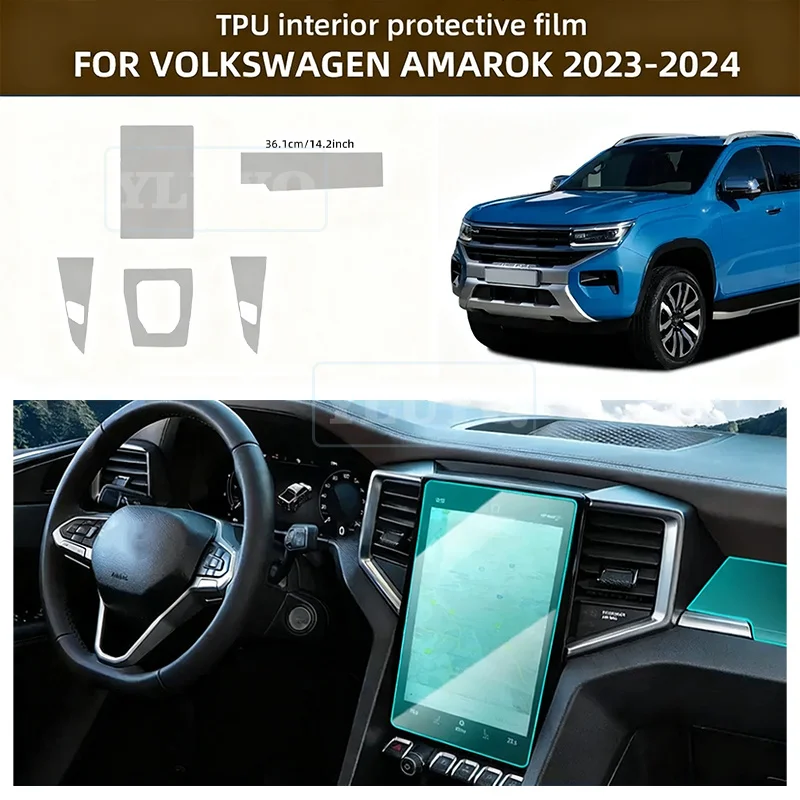 For VOLKSWAGEN AMAROK VW 2023 2024 Interior Car Center Console Gear Shift Panel Navigation TPU Protective Film Anti-scratch
For VOLKSWAGEN AMAROK VW 2023 2024 Interior Car Center Console Gear Shift Panel Navigation TPU Protective Film Anti-scratch