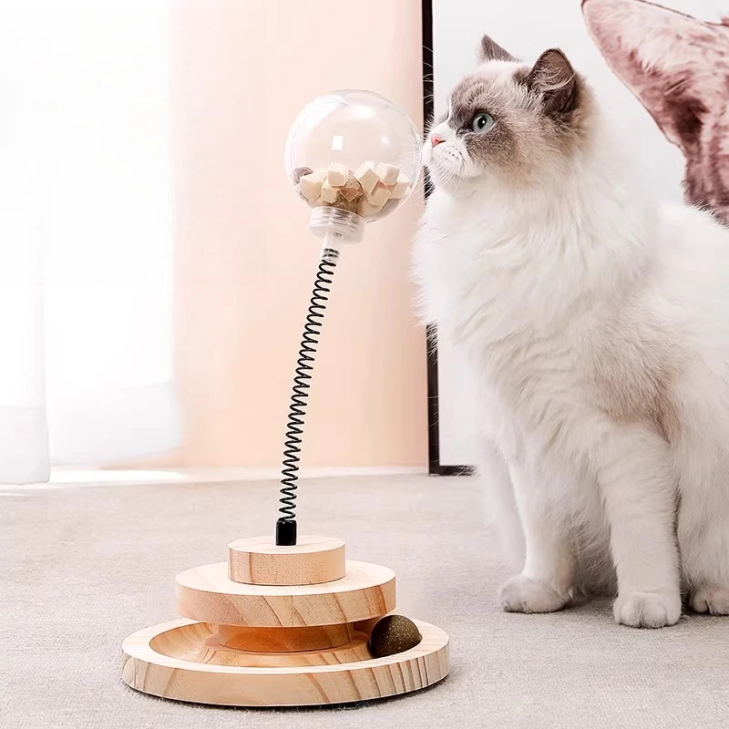 Cat toys are self-hi to relieve boredom and tease cat sticks dry leakage food balls kitten snack turntable
Cat toys are self-hi to relieve boredom and tease cat sticks dry leakage food balls kitten snack turntable