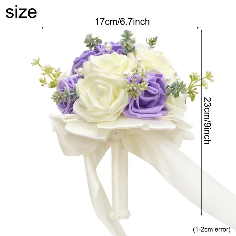 Cross-border Amazon Bridal Wedding Bouquet, Bridesmaid Flower Girl PE Foam Simulation Rose Wedding Bouquet, iStock
Cross-border Amazon Bridal Wedding Bouquet, Bridesmaid Flower Girl PE Foam Simulation Rose Wedding Bouquet, iStock