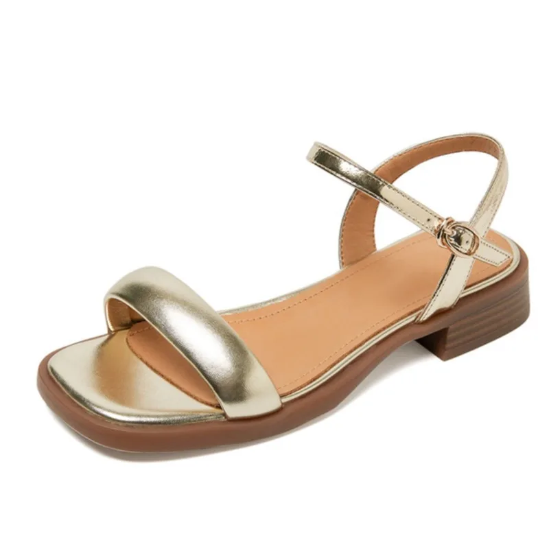 Open Toed Square Toe Low Heel Straight Strap Sandals For Women's Spring And Summer New Style Thick Heel Non Slip Women's Sandals
Open Toed Square Toe Low Heel Straight Strap Sandals For Women's Spring And Summer New Style Thick Heel Non Slip Women's Sandals