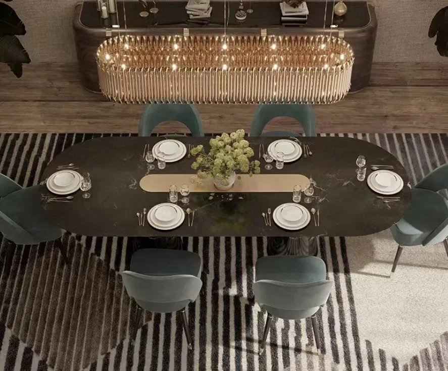 -Italian High End Luxury Bertoia Dining Table Gold Metal Natural Black Marquina Marble Top Wood Top Oval Big Dining Table Set
-Italian High End Luxury Bertoia Dining Table Gold Metal Natural Black Marquina Marble Top Wood Top Oval Big Dining Table Set