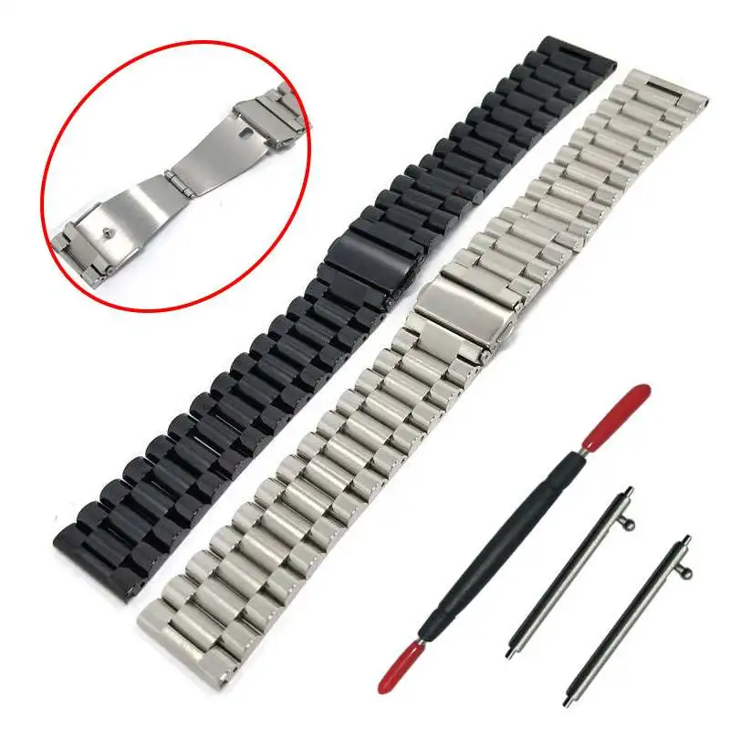 President 3 Beads Link 20mm 22mm High Quality Quick Release Stainless Steel Universal Straight End Watch Band Strap For RLX
President 3 Beads Link 20mm 22mm High Quality Quick Release Stainless Steel Universal Straight End Watch Band Strap For RLX
