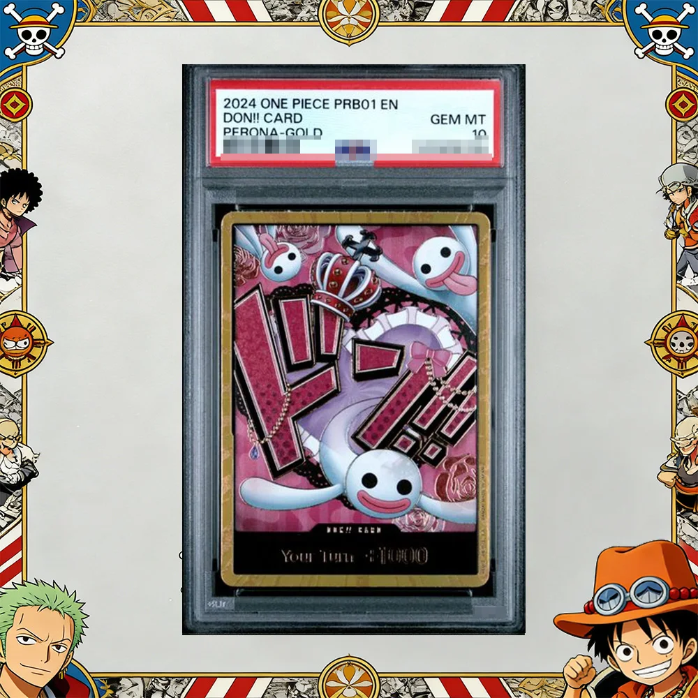 DIY OPCG GOLD DON!! Rating Card English Version PRB-01 SUPER PARALLEL FOIL NM Zoro Perona Trafalgar Law Gold Flash Gift
DIY OPCG GOLD DON!! Rating Card English Version PRB-01 SUPER PARALLEL FOIL NM Zoro Perona Trafalgar Law Gold Flash Gift