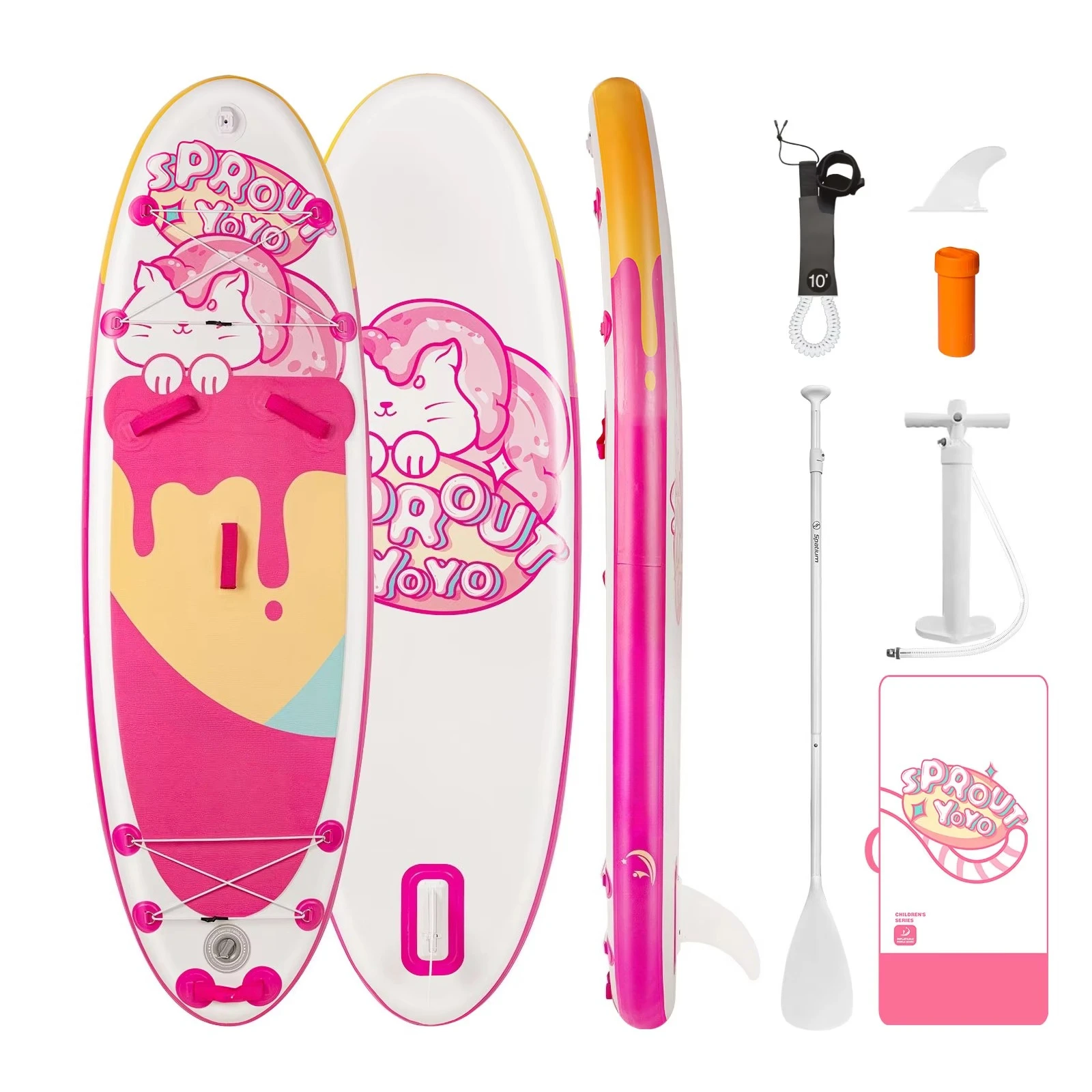 New Hot Sell Custom Children Inflatable Surfing Sup Stand Up Paddle Board Set For Water Sport
New Hot Sell Custom Children Inflatable Surfing Sup Stand Up Paddle Board Set For Water Sport