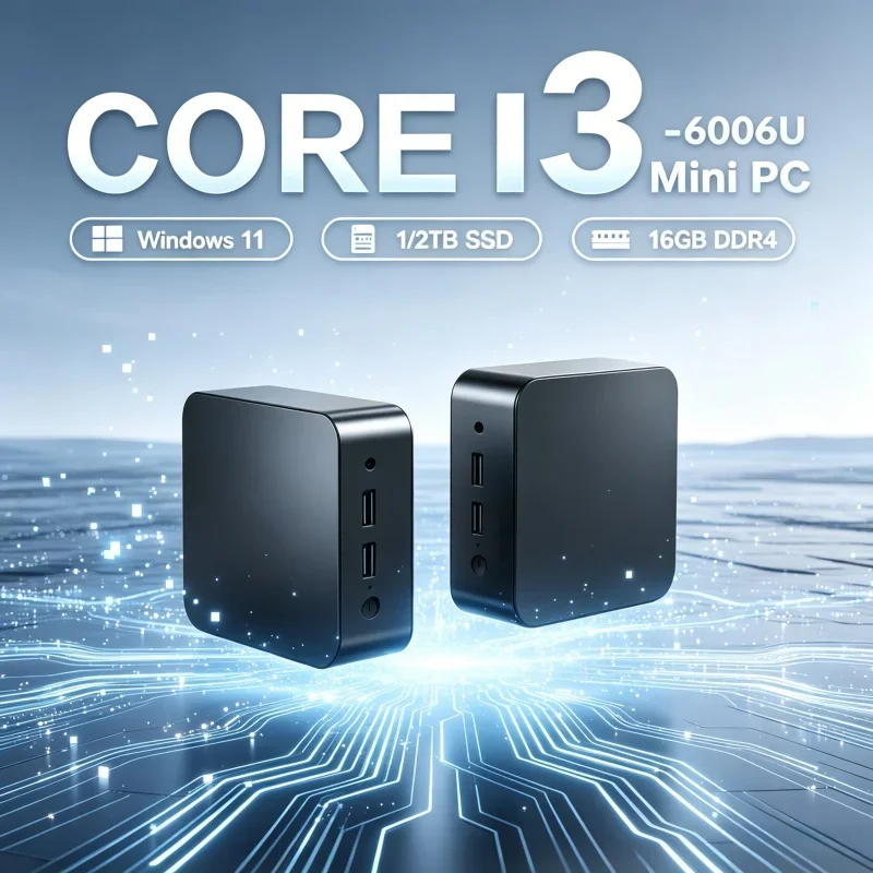 Energy-saving Mini Desktop Computer i3-6006U Chip 4K HD Output 16GB RAM 1TB/2TB SSD Win11 Pro WiFi6 BT5.2 Household Daily PC
Energy-saving Mini Desktop Computer i3-6006U Chip 4K HD Output 16GB RAM 1TB/2TB SSD Win11 Pro WiFi6 BT5.2 Household Daily PC
