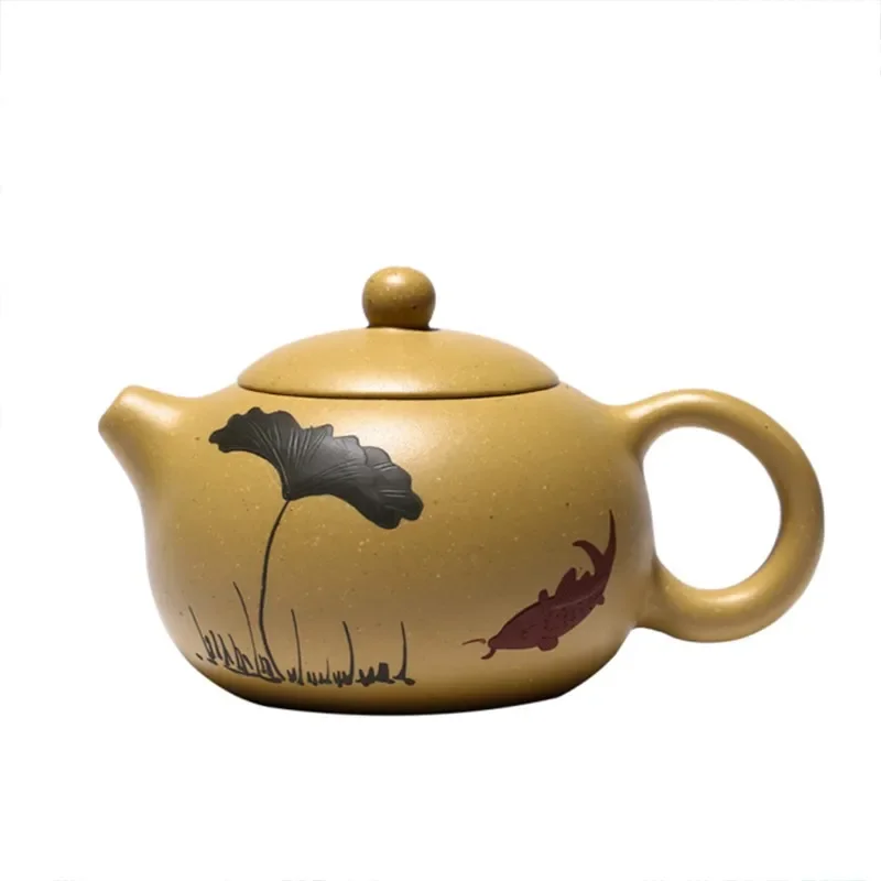 200ML Yixing Classic Tea Pot Purple Clay Xi Shi Teapots Ore Beauty Kettle Hole Filter Handmade Set Customized Gifts
200ML Yixing Classic Tea Pot Purple Clay Xi Shi Teapots Ore Beauty Kettle Hole Filter Handmade Set Customized Gifts