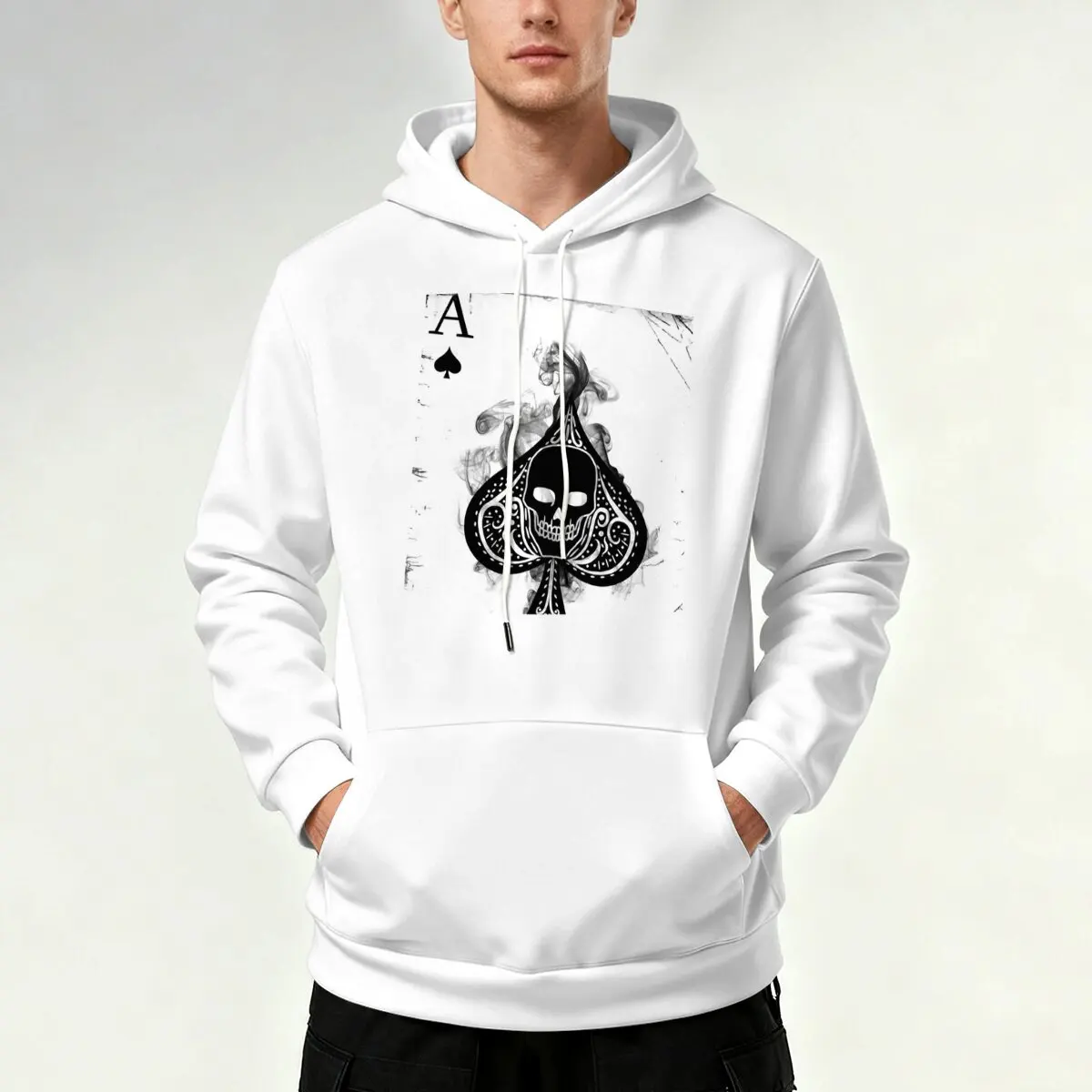 Простая и персонализированная мужская толстовка с капюшоном и принтом в стиле покер для осени и зимы, универсальный и модный повседневный топ.
Простая и персонализированная мужская толстовка с капюшоном и принтом в стиле покер для осени и зимы, универсальный и модный повседневный топ.