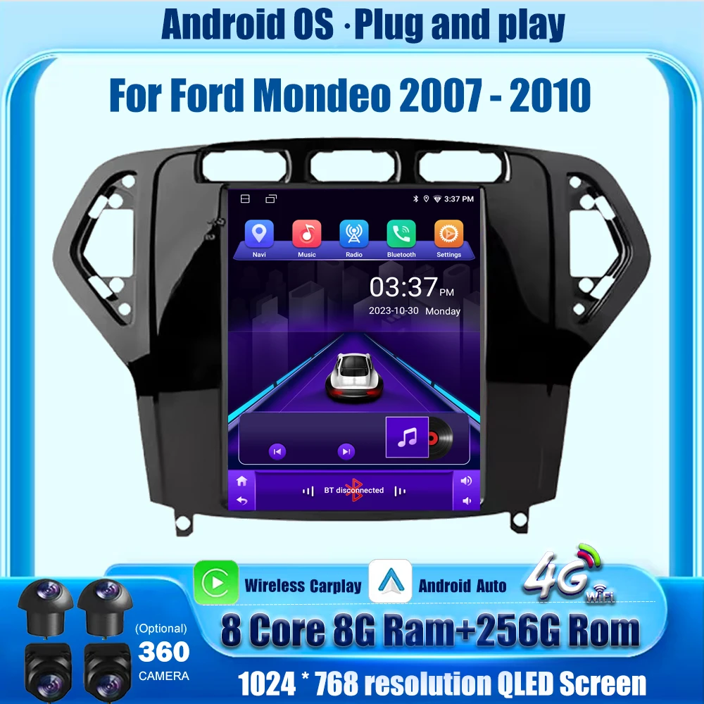 9.7 '' For Ford Mondeo 2007 - 2010 Android Auto Car Multimedia Video Player GPS Navigation Wireless Carplay 4G WIFI BT DSP Tools
9.7 '' For Ford Mondeo 2007 - 2010 Android Auto Car Multimedia Video Player GPS Navigation Wireless Carplay 4G WIFI BT DSP Tools