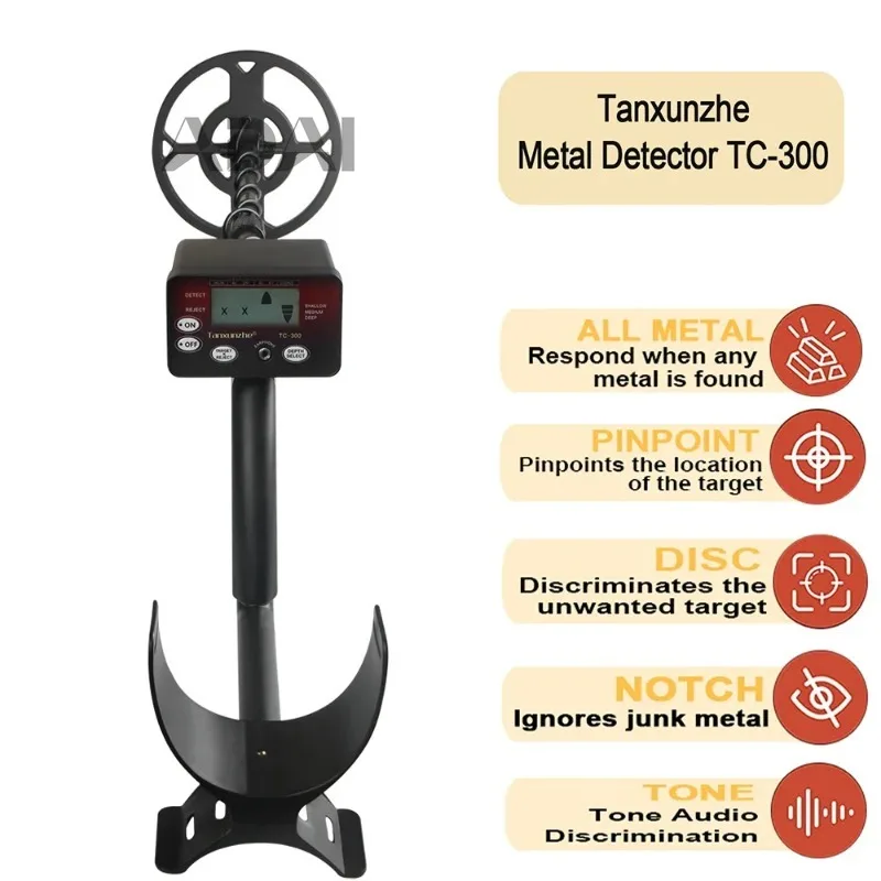 Детектор охоты за сокровищами, водонепроницаемый, высокочувствительный, прочный, TC-300, горячий подземный металлоискатель
Детектор охоты за сокровищами, водонепроницаемый, высокочувствительный, прочный, TC-300, горячий подземный металлоискатель