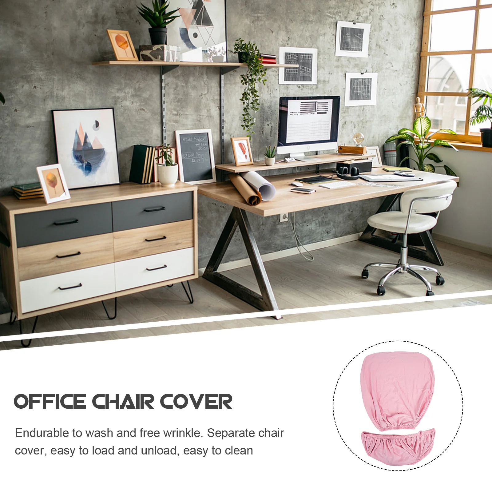 Elastic Chair Cover Pink Back Seat Slipcover Washable Office Computer Rotating Split Chairs Protector Sofa Covers
Elastic Chair Cover Pink Back Seat Slipcover Washable Office Computer Rotating Split Chairs Protector Sofa Covers