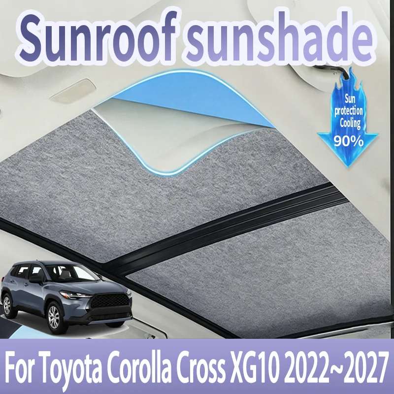 Car Sun Visor For Toyota Corolla Cross XG10 2022~2027 Auto Electrostatic Adsorption Sky Curtain Sunshade Insulation Roof Visor
Car Sun Visor For Toyota Corolla Cross XG10 2022~2027 Auto Electrostatic Adsorption Sky Curtain Sunshade Insulation Roof Visor