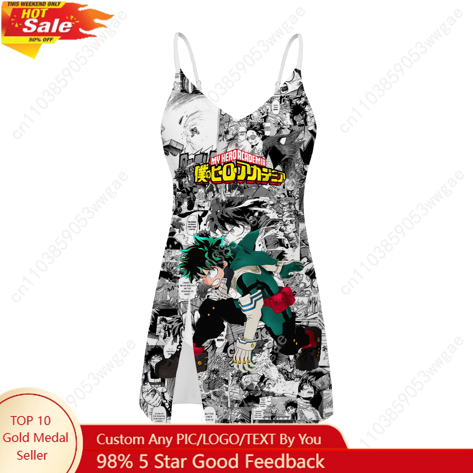 My Hero Academia Sling Dress Swimsuit Womens Bathing Suits Personalized Fashion Swimwear Pool Beach Bikini Custom Made Beachwear
My Hero Academia Sling Dress Swimsuit Womens Bathing Suits Personalized Fashion Swimwear Pool Beach Bikini Custom Made Beachwear