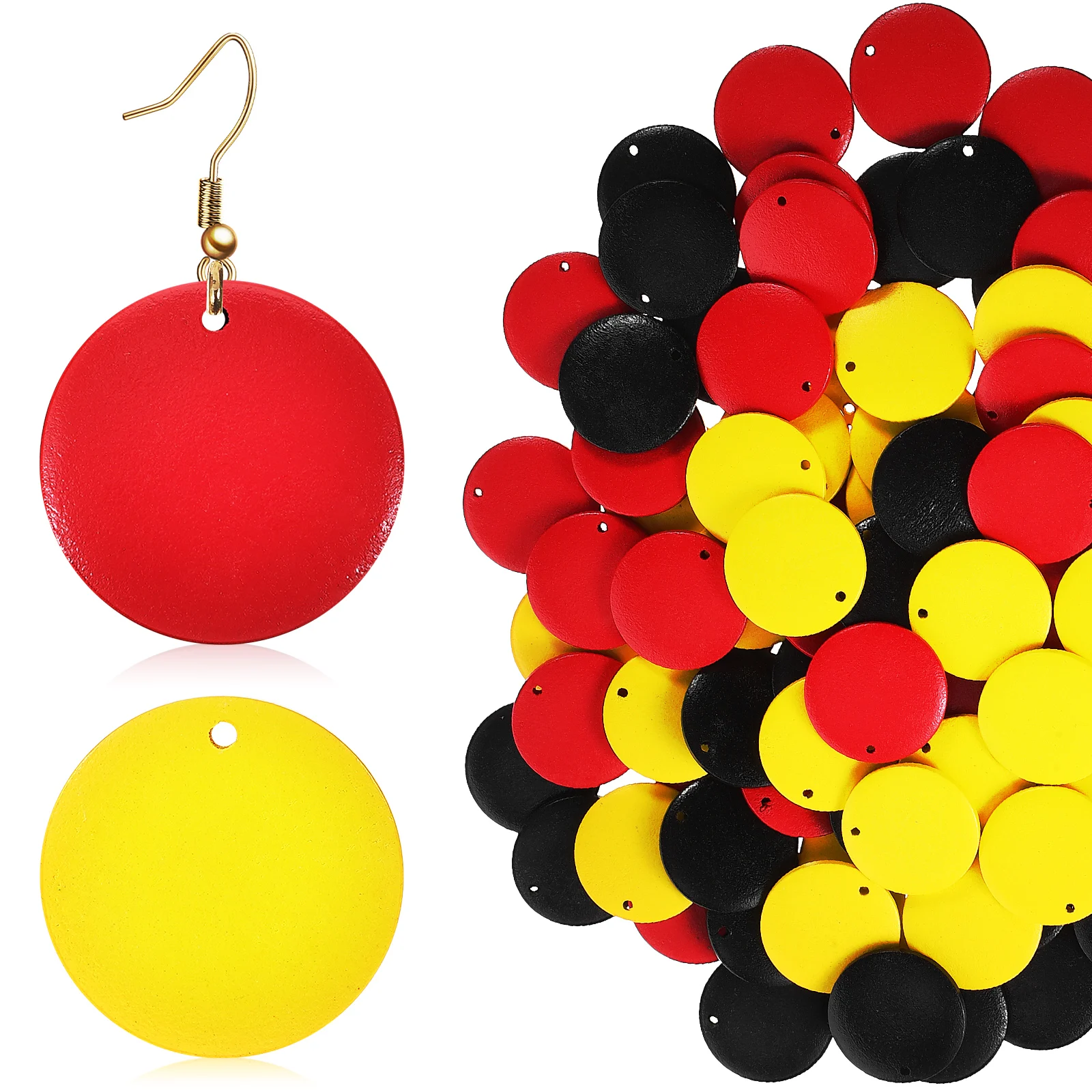 100pcs Materials Wooden Charms 25mm Round DIY Wooden Earring Pendants Jewelry Making Accessories Retro Ear Pendants
100pcs Materials Wooden Charms 25mm Round DIY Wooden Earring Pendants Jewelry Making Accessories Retro Ear Pendants