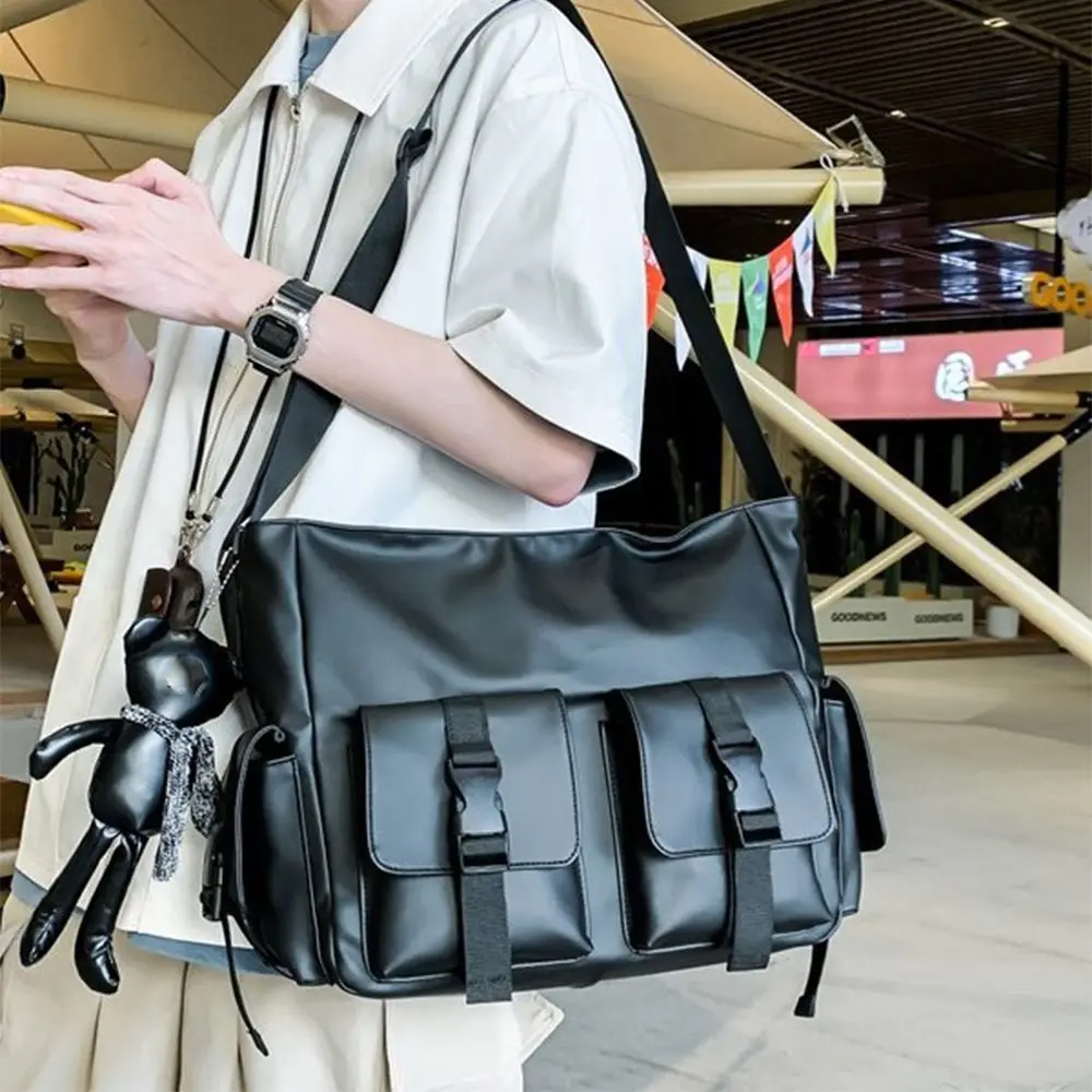 Fashion Square Men Crossbody Bag Solid Color Waterproof Messenger Bag Multifunctional Multi-Pockets Nylon Shoulder Bag Travel
Fashion Square Men Crossbody Bag Solid Color Waterproof Messenger Bag Multifunctional Multi-Pockets Nylon Shoulder Bag Travel