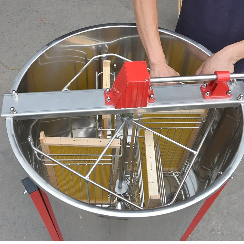 Hot Sale 4 Frames Honey Extractor Self-Reversal Manual Extractor for Foreign Market
Hot Sale 4 Frames Honey Extractor Self-Reversal Manual Extractor for Foreign Market