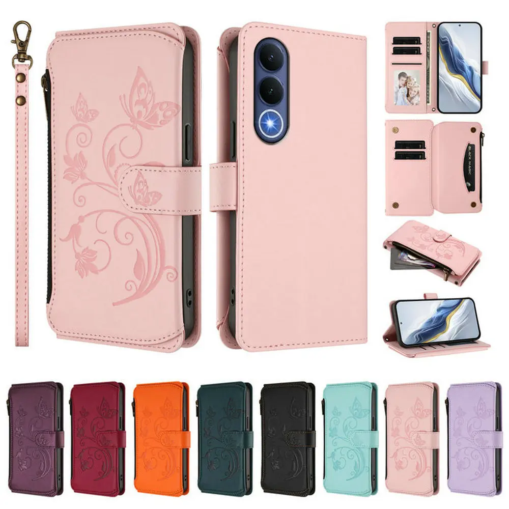 For Vivo V70 Elite 5G Crossbody Zipper Leather Wallet Magnet Case for Vivo V70E V60 V50 Lite V60E V50E V70 FE Luxury Cover
For Vivo V70 Elite 5G Crossbody Zipper Leather Wallet Magnet Case for Vivo V70E V60 V50 Lite V60E V50E V70 FE Luxury Cover