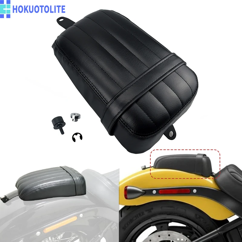Black PU Leather Solo Rear Passenger Seat, Motorcycle Single Seat Cover for Harley Softail FXST Street Bob FXBB 2018-2026
Black PU Leather Solo Rear Passenger Seat, Motorcycle Single Seat Cover for Harley Softail FXST Street Bob FXBB 2018-2026