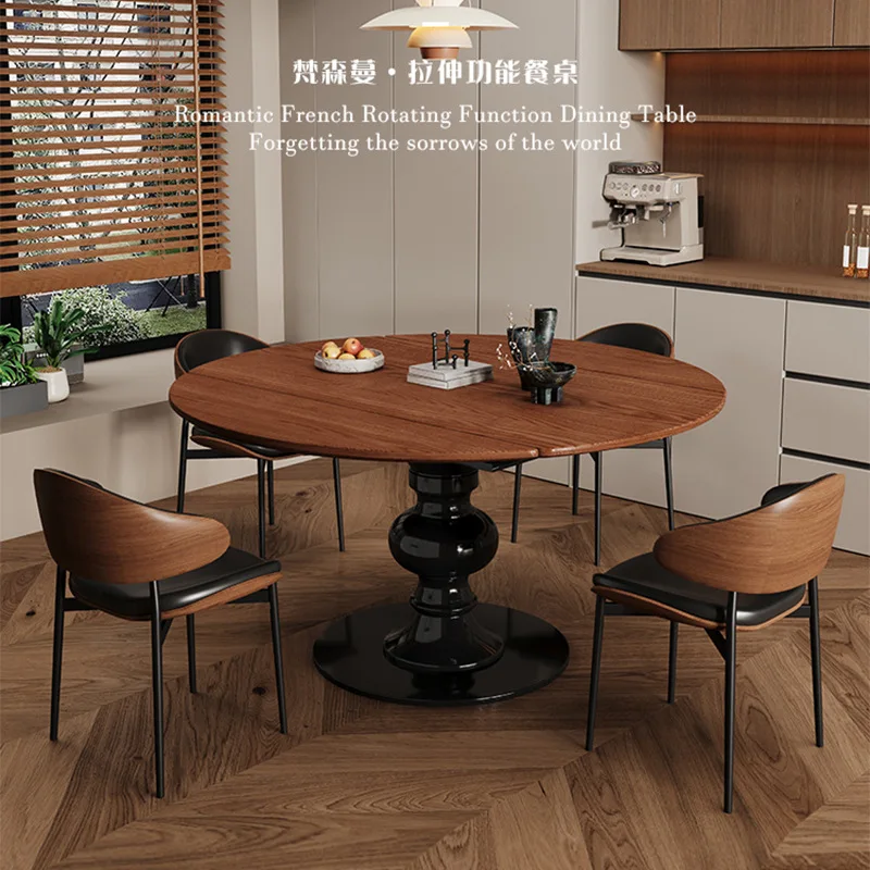 Medieval style round table retractable 2025 new solid wood dining variable round retro style round dining squa
Medieval style round table retractable 2025 new solid wood dining variable round retro style round dining squa