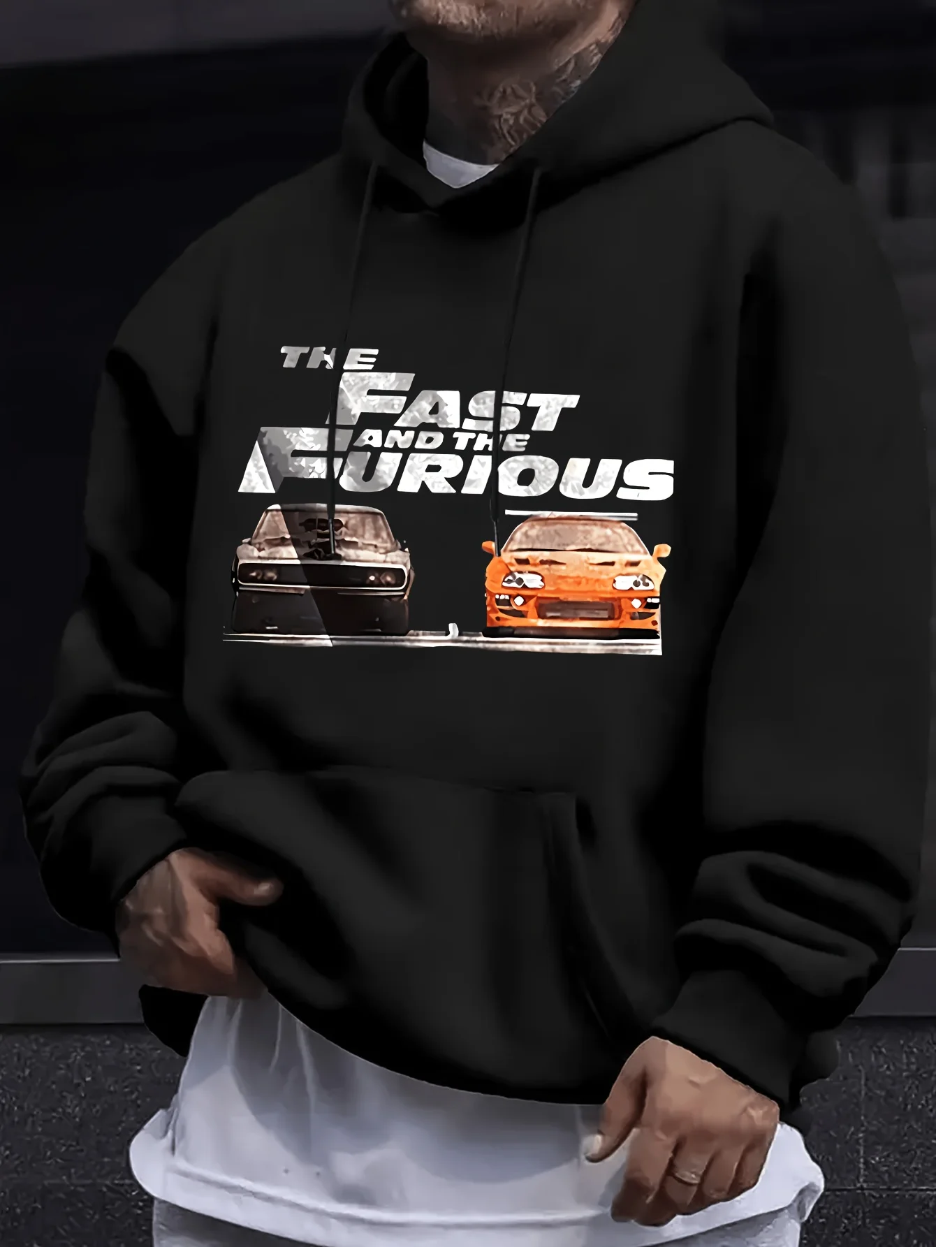 Black Men'sRacing Letter Printed Hooded Sweatshirt for Autumn and Winter Daily Street Leisure Outdoor Soft High-quality Pullover
Black Men'sRacing Letter Printed Hooded Sweatshirt for Autumn and Winter Daily Street Leisure Outdoor Soft High-quality Pullover