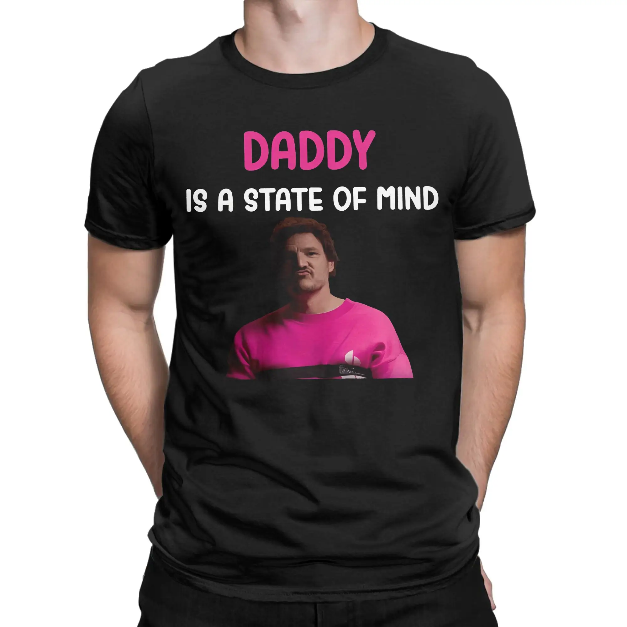 Мужские футболки Pedro Pascal Daddy is A State Of Mind, топы из 100% хлопка, повседневная футболка с коротким рукавом и круглым вырезом, футболка 4XL 5XL 6XL
Мужские футболки Pedro Pascal Daddy is A State Of Mind, топы из 100% хлопка, повседневная футболка с коротким рукавом и круглым вырезом, футболка 4XL 5XL 6XL