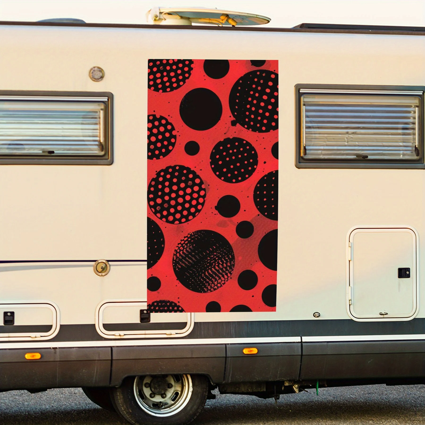 Минималистичная виниловая наклейка в красную точку для двери автомобиля на колесах, водонепроницаемые самоклеящиеся виниловые наклейки, защита автомобиля 
Минималистичная виниловая наклейка в красную точку для двери автомобиля на колесах, водонепроницаемые самоклеящиеся виниловые наклейки, защита автомобиля