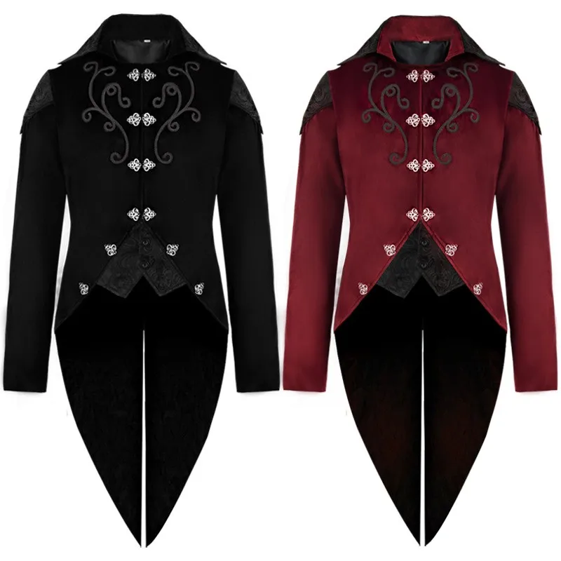 2023 Halloween Tailcoat Men's Performance Punk Style Long Coat Middle-Aged Retro Costume Chinese Opera Stage Costume Polyester
2023 Halloween Tailcoat Men's Performance Punk Style Long Coat Middle-Aged Retro Costume Chinese Opera Stage Costume Polyester