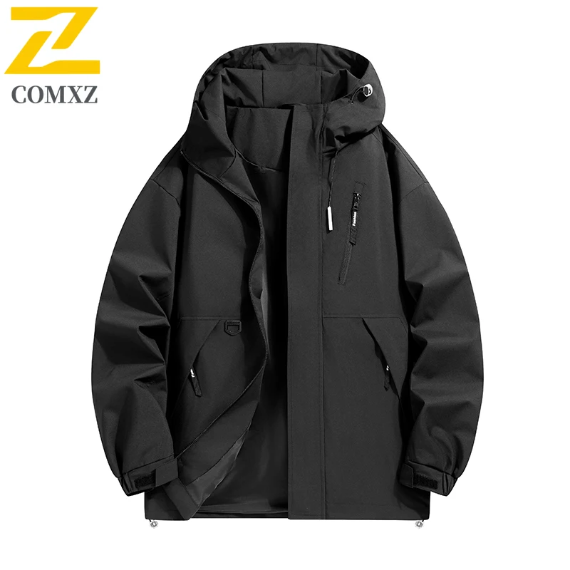 Men's Casual Jacket Spring and Autumn Windproof Waterproof Breathable Hooded Jacke Loose Outdoor Camp Hiking Stormtrooper Jacket 
Men's Casual Jacket Spring and Autumn Windproof Waterproof Breathable Hooded Jacke Loose Outdoor Camp Hiking Stormtrooper Jacket