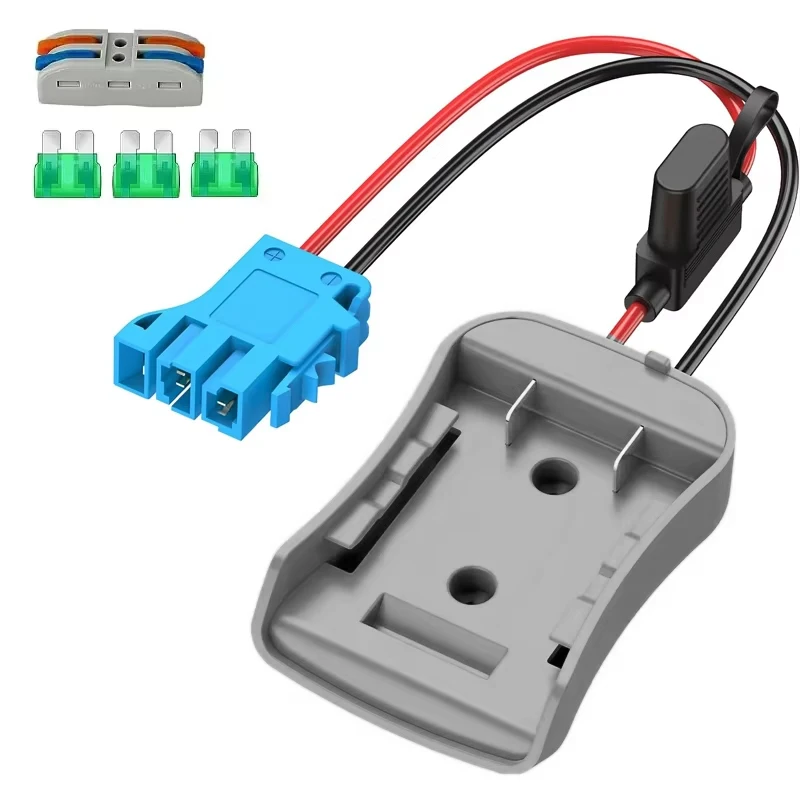 Новый адаптер для силовых колес для аккумулятора Dewalt 20 в с соединителем жгута проводов для Peg-Perego, прочный провод 12awg с держателем предохранителя
Новый адаптер для силовых колес для аккумулятора Dewalt 20 в с соединителем жгута проводов для Peg-Perego, прочный провод 12awg с держателем предохранителя