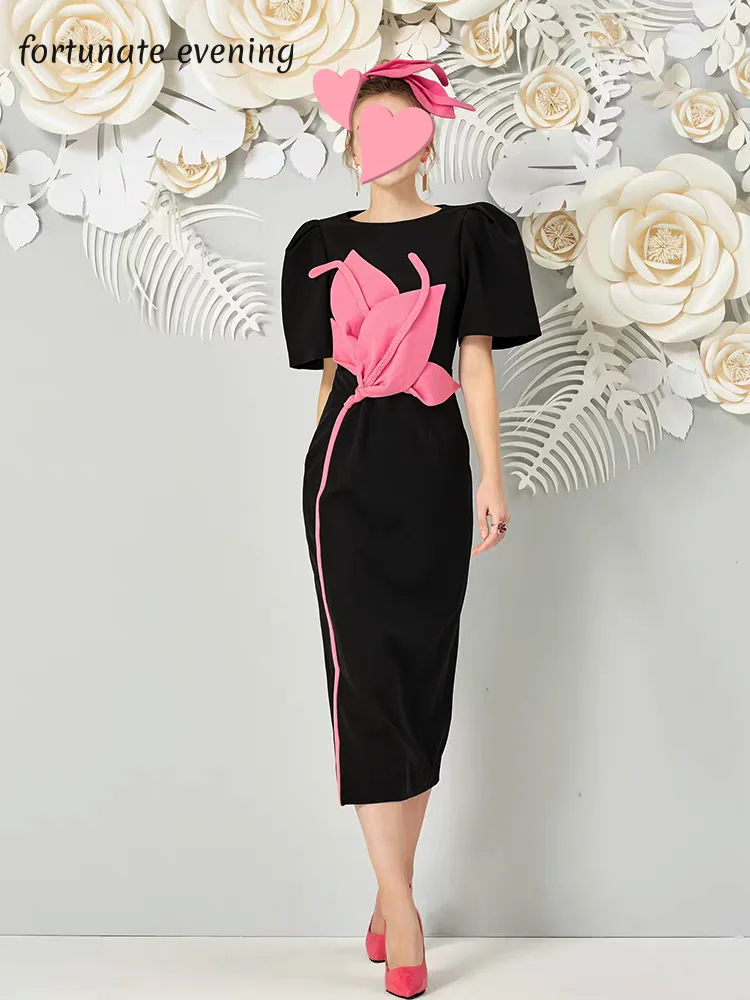 Fortunate Evening Elegant Vintage Sweet Black Pink Flowers Beads New Customized Formal Occasion Prom Dress Evening Party Gowns
Fortunate Evening Elegant Vintage Sweet Black Pink Flowers Beads New Customized Formal Occasion Prom Dress Evening Party Gowns