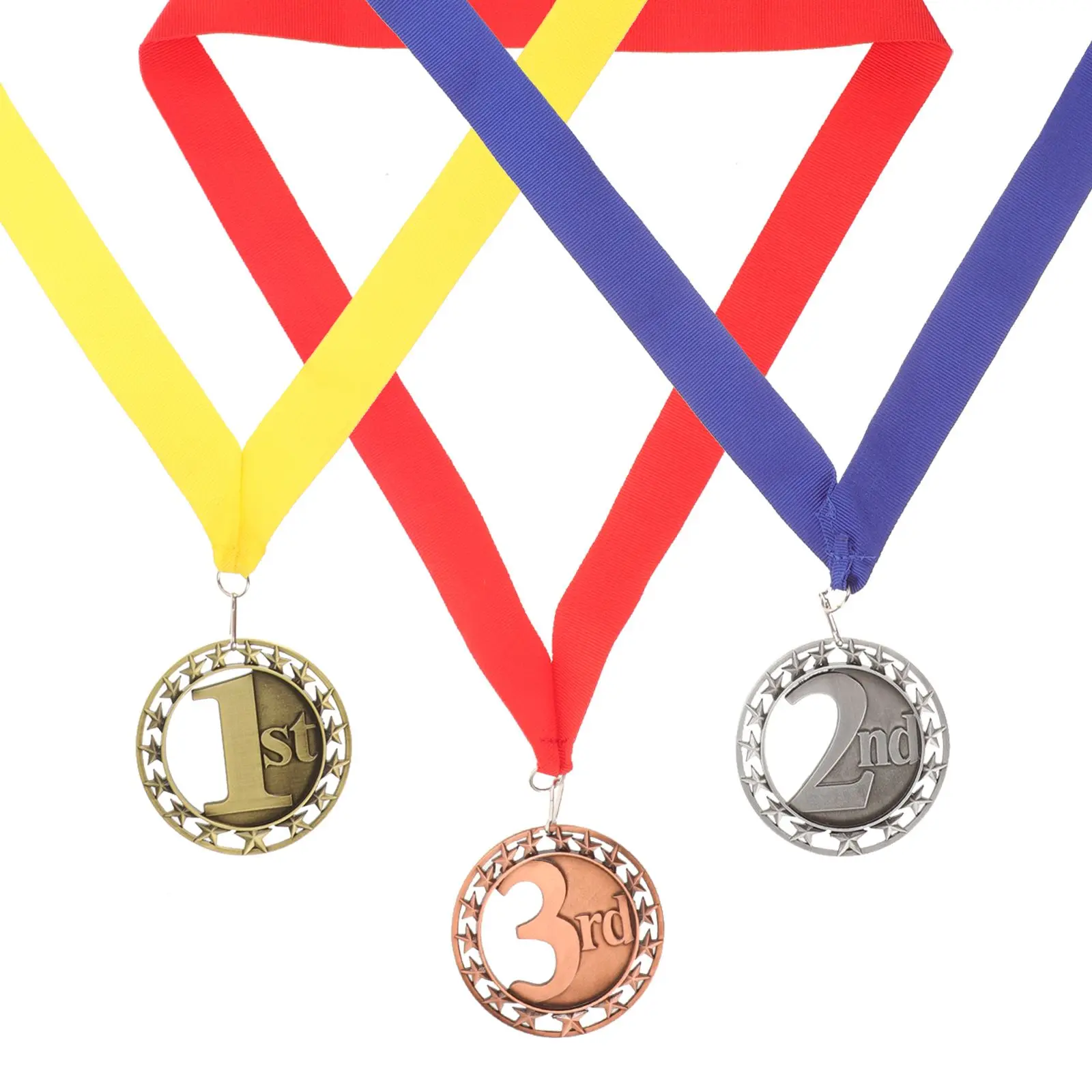 3 Pcs Medals Award Bronze Soccer Metal Toys Decor Primary Delicate Medals School Sports Day Competition Marathon
3 Pcs Medals Award Bronze Soccer Metal Toys Decor Primary Delicate Medals School Sports Day Competition Marathon