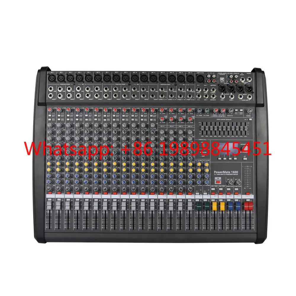 PM1600-3 Professional 16CH Audio Mixer Built-in DSP Effects Live Stage Sound Mixer
PM1600-3 Professional 16CH Audio Mixer Built-in DSP Effects Live Stage Sound Mixer
